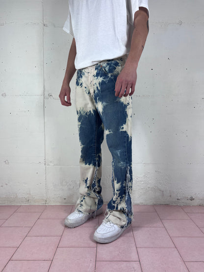 FLARED BLEACH JEANS V9 (W32)