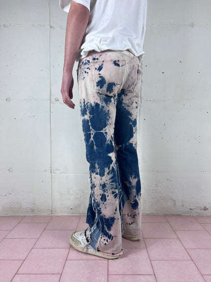 FLARED BLEACH JEANS V6 (W32)