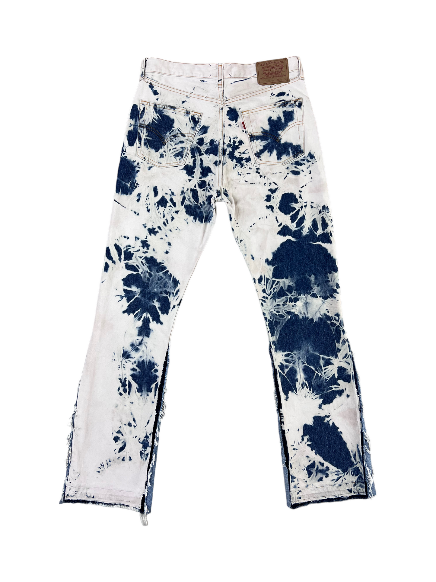 FLARED BLEACH JEANS V11