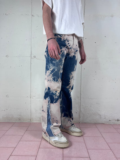 FLARED BLEACH JEANS V6 (W32)