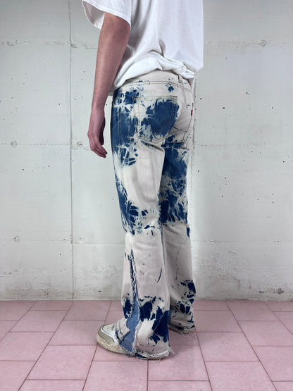 FLARED BLEACH JEANS V8 (W32)