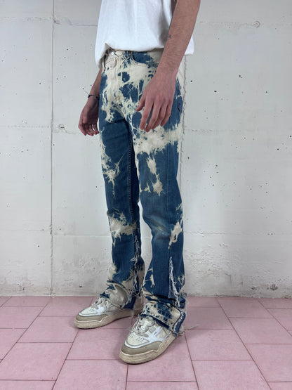 FLARED BLEACH JEANS V5