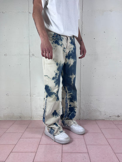FLARED BLEACH JEANS V9 (W32)