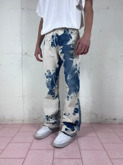 FLARED BLEACH JEANS V4