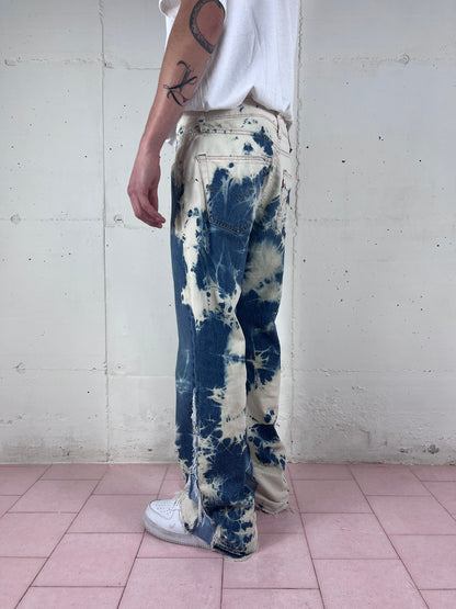 FLARED BLEACH JEANS V9 (W32)