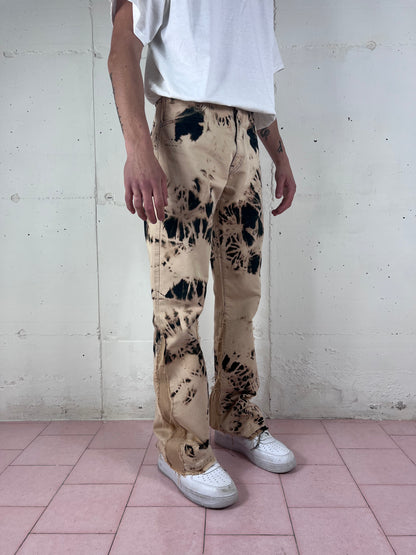 FLARED BLEACH JEANS V7