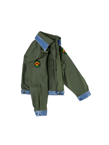 MILITARY GREEN CROP SHIRT V1 - Nicolò Puccini