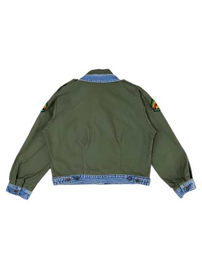 MILITARY GREEN CROP SHIRT V1 - Nicolò Puccini