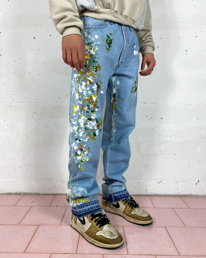 MULTI PAINTED JEANS V1 - Nicolò Puccini