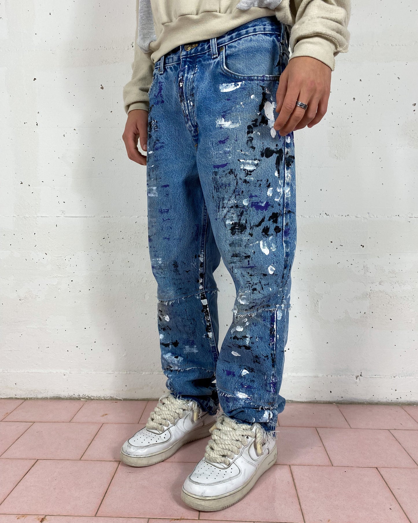 MULTI PAINTED JEANS V2 - Nicolò Puccini