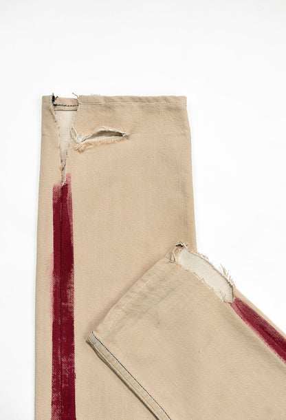 PAINTED STRIPES JEANS V1 - Nicolò Puccini