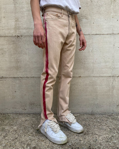 PAINTED STRIPES JEANS V1 - Nicolò Puccini