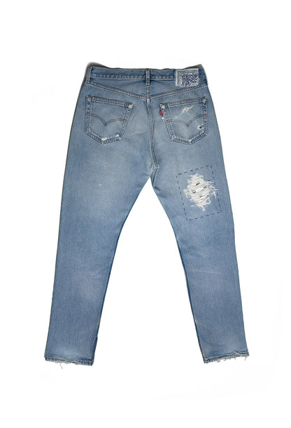 RIPPED BANDANA JEANS V1 - Nicolò Puccini
