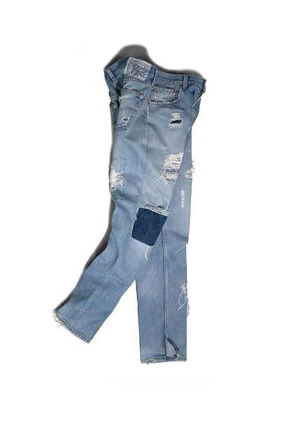 RIPPED BANDANA JEANS V1 - Nicolò Puccini