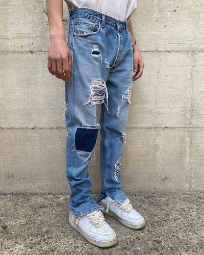 RIPPED BANDANA JEANS V1 - Nicolò Puccini