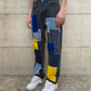 VELVET PATCHED JEANS V1 - Nicolò Puccini